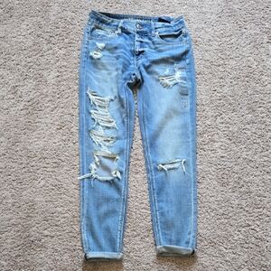 American Eagle Outfitters Tomgirl Distressed Jeans